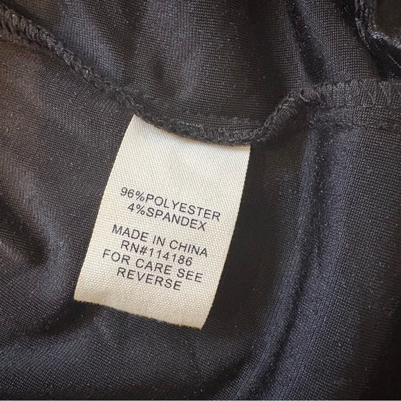 89th & Madison Black Crushed Velvet Open Front Blazer Cinched Sleeve Cuffs, Sz L - Picture 12 of 14